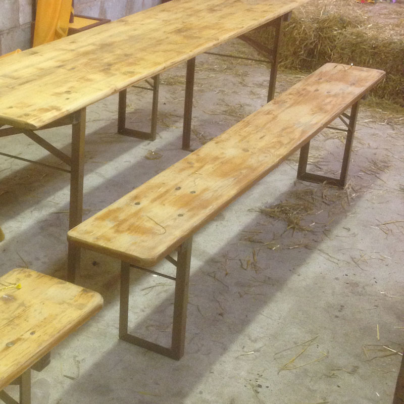 FOR SALE Rustic Long Bench 1